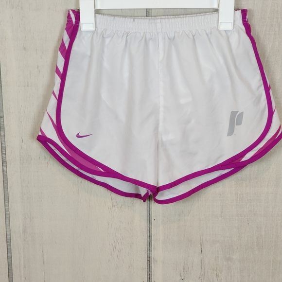 Nike Pants - Nike White Dri-Fit Running Shorts Size Medium